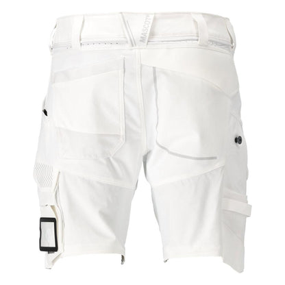 Shorts, stretch, lichtgewicht shorts, wit