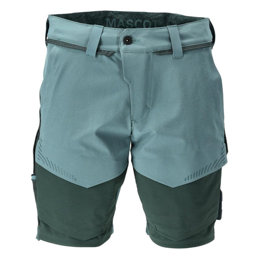 Shorts, stretch, lichtgewicht shorts, licht bosgroen/bosgroen