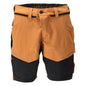 Shorts, stretch, lichtgewicht shorts, notenbruin/zwart