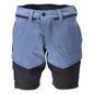 Shorts, stretch, lichtgewicht shorts, steenblauw/zwartblauw