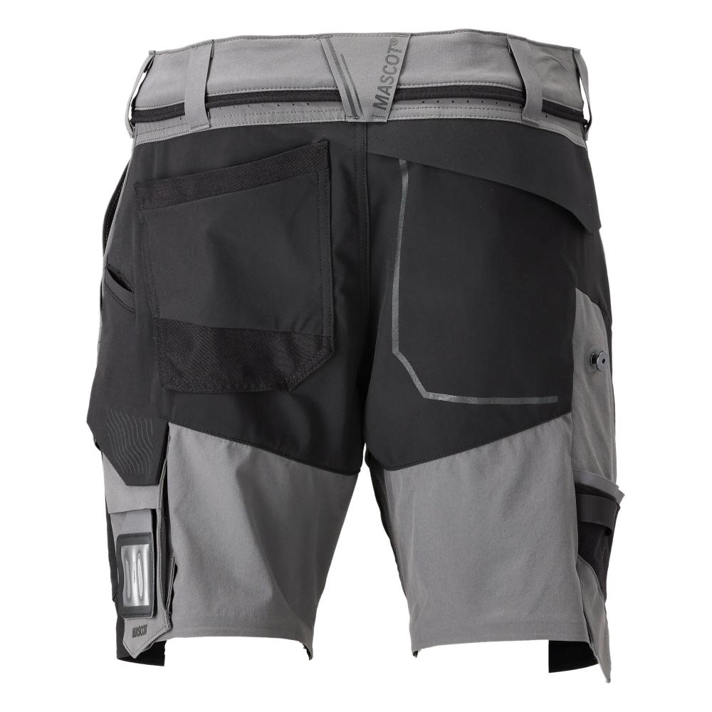 Shorts, stretch, lichtgewicht shorts, antracietgrijs/zwart