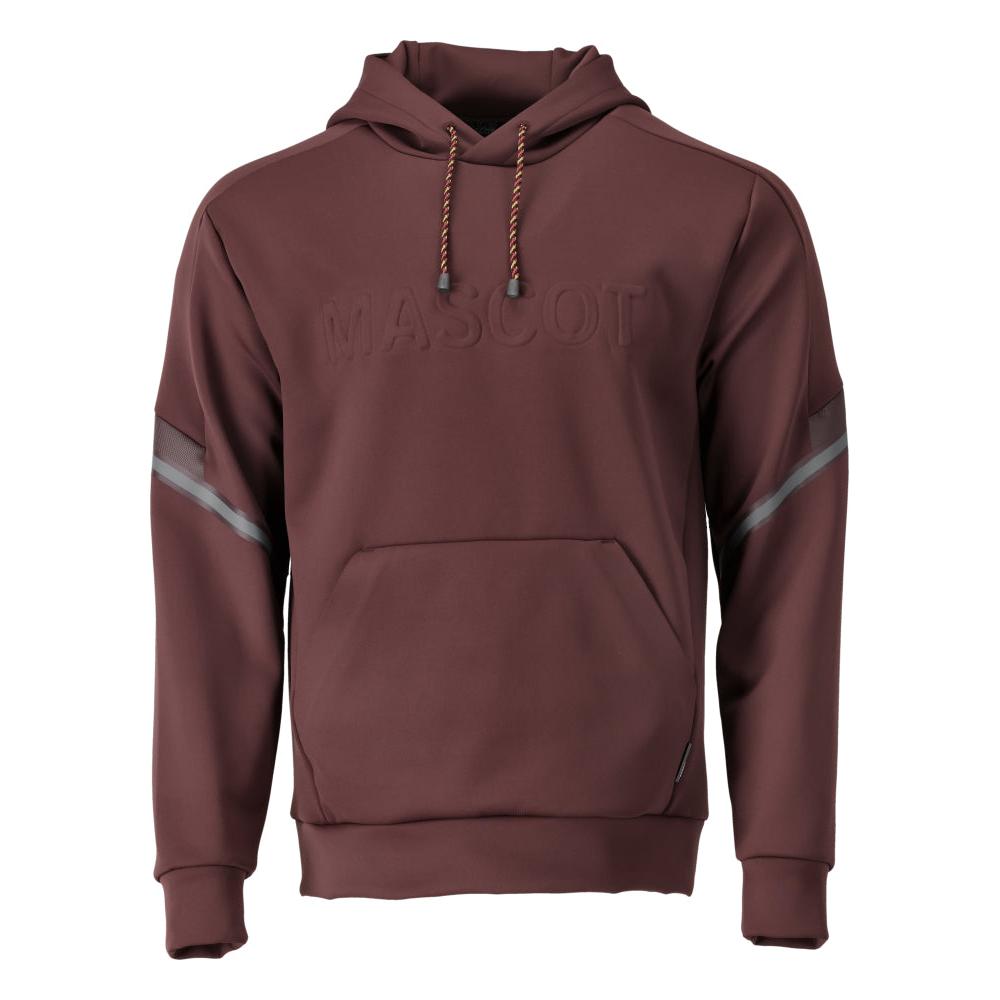 Sweatshirt met capuchon van fleece en sweatshirt met capuchon met MASCOT-logo