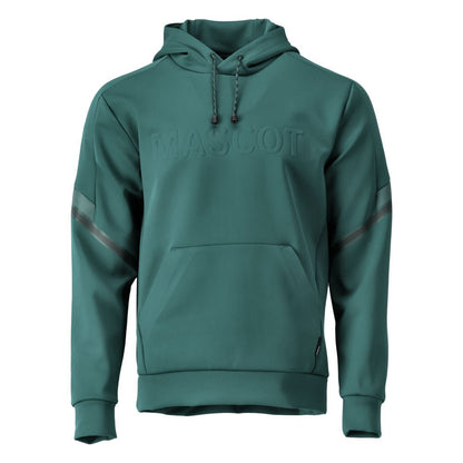 Sweatshirt met capuchon van fleece en sweatshirt met capuchon met MASCOT-logo