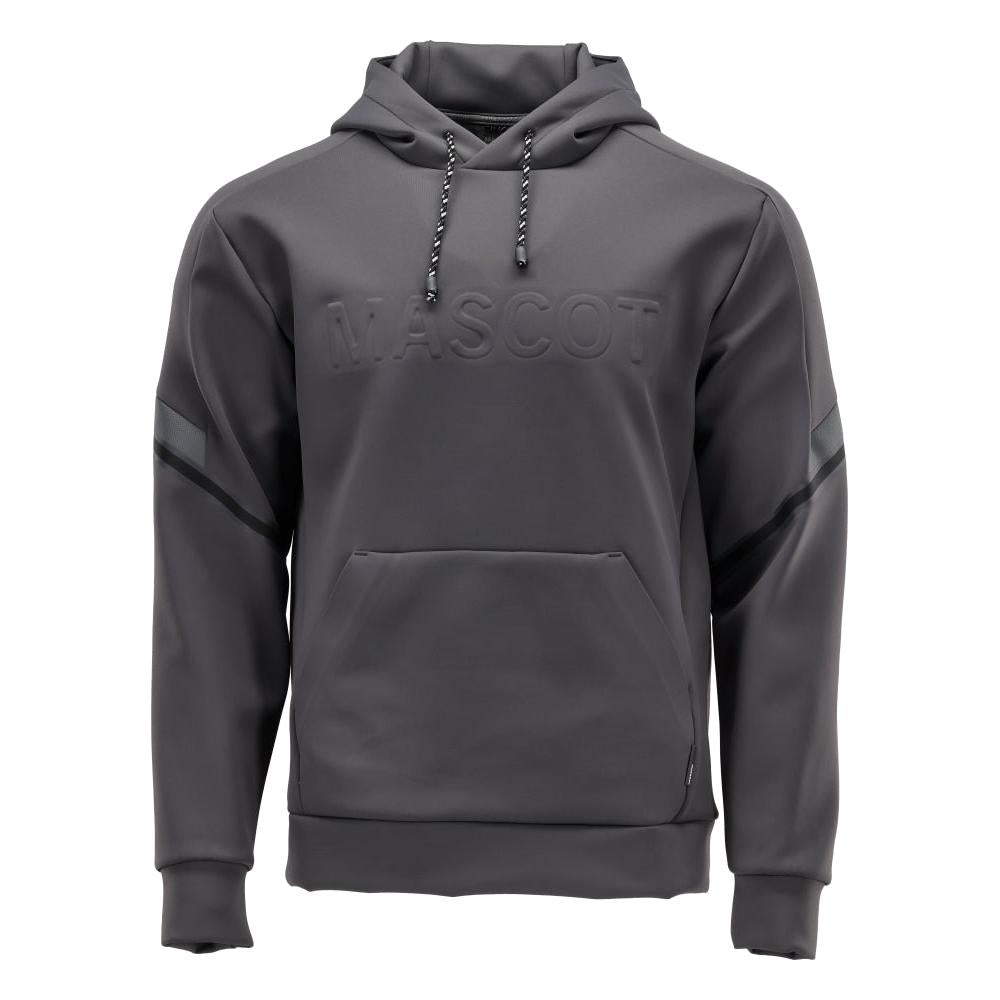 Sweatshirt met capuchon van fleece en sweatshirt met capuchon met MASCOT-logo