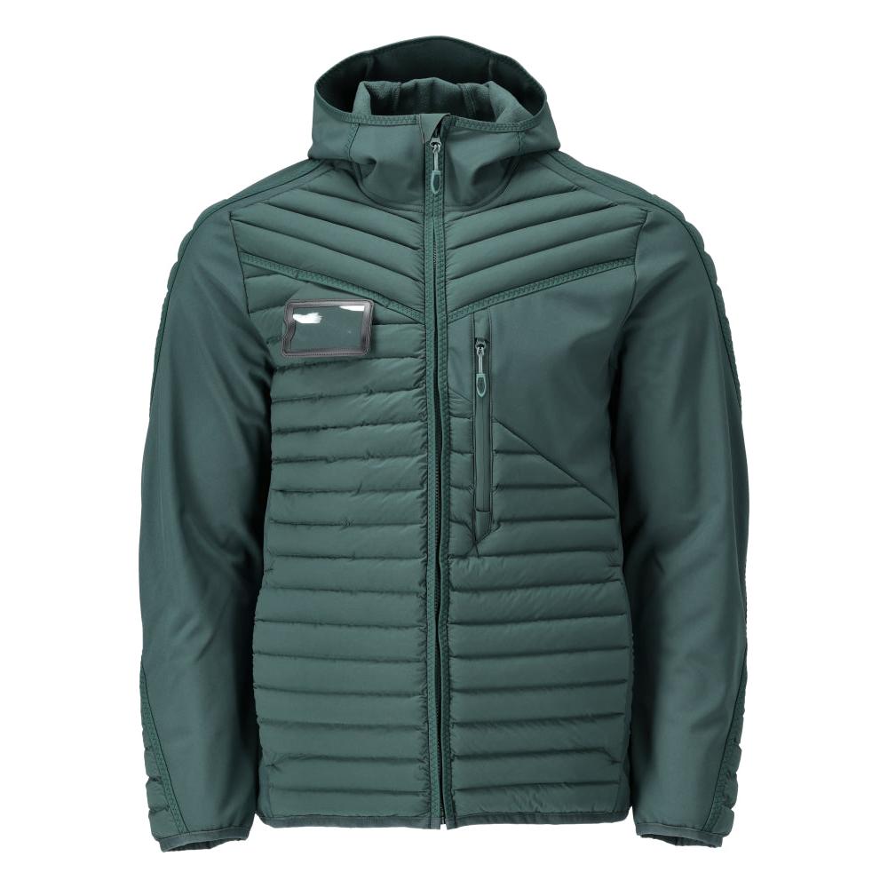 Jas met capuchon, lichte voering, thermische jas