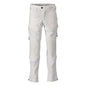 Broek, kniezakken, stretch, lichte broek, wit