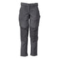 Broek met kniezakken, damesbroek, antracietgrijs
