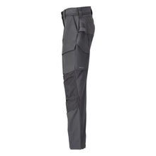 Broek met kniezakken, damesbroek, antracietgrijs
