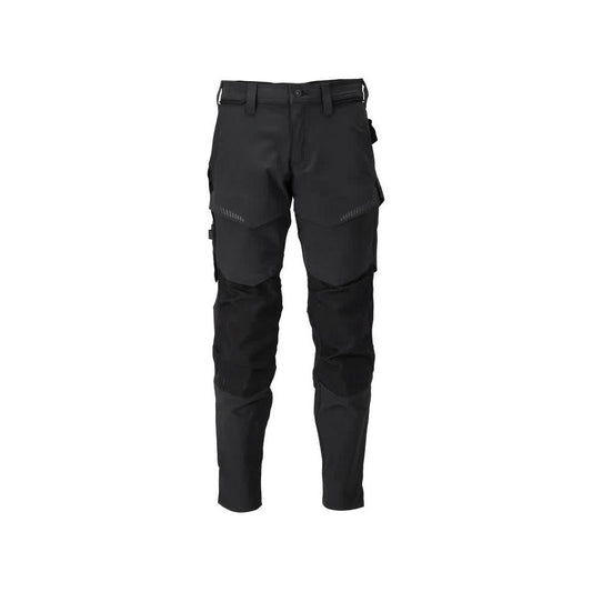 Broek met kniezakken, ULTIMATE STRETCH broek, zwart