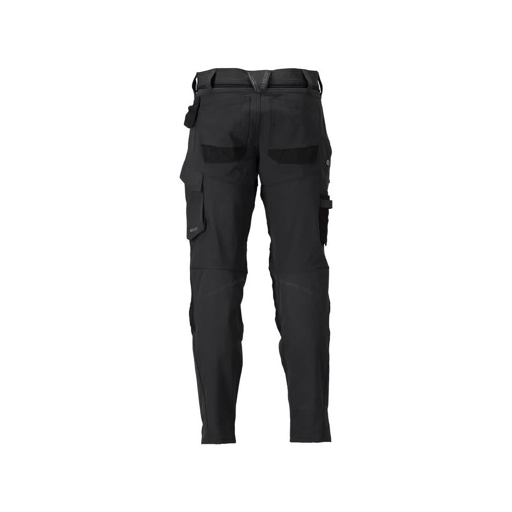 Broek met kniezakken, ULTIMATE STRETCH broek, zwart