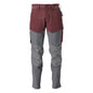 Broek met kniezakken, broek ULTIMATE STRETCH, bordeaux/antracietgrijs