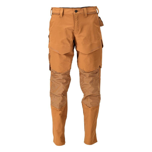 Broek met kniezakken, broek ULTIMATE STRETCH, notenbruin