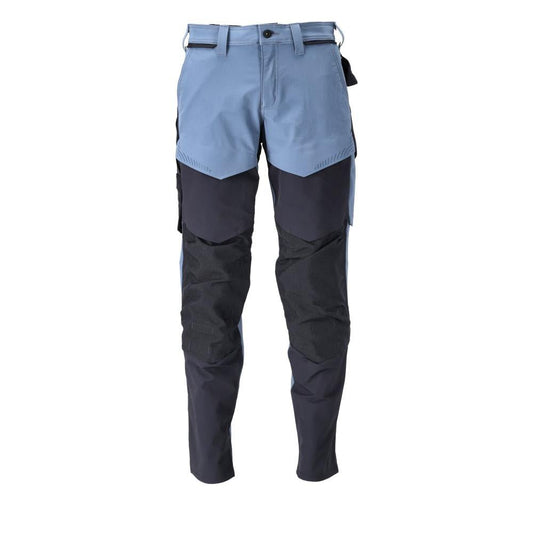 Broek met kniezakken, broek ULTIMATE STRETCH, steenblauw/zwartblauw