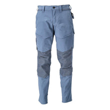 Broek met kniezakken, ULTIMATE STRETCH broek, steenblauw