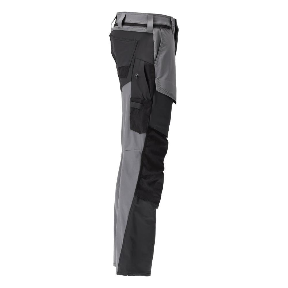 Broek met kniezakken, broek ULTIMATE STRETCH, antracietgrijs/zwart