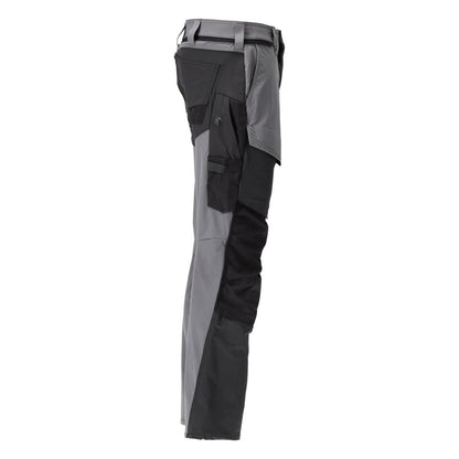 Broek met kniezakken, broek ULTIMATE STRETCH, antracietgrijs/zwart