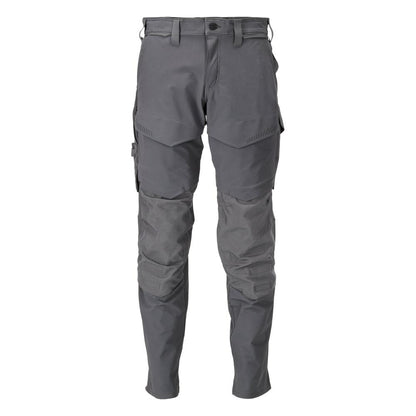Broek met kniezakken, ULTIMATE STRETCH broek, antracietgrijs