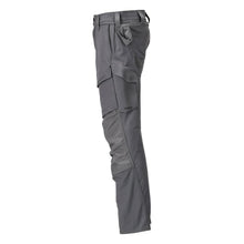 Broek met kniezakken, ULTIMATE STRETCH broek, antracietgrijs