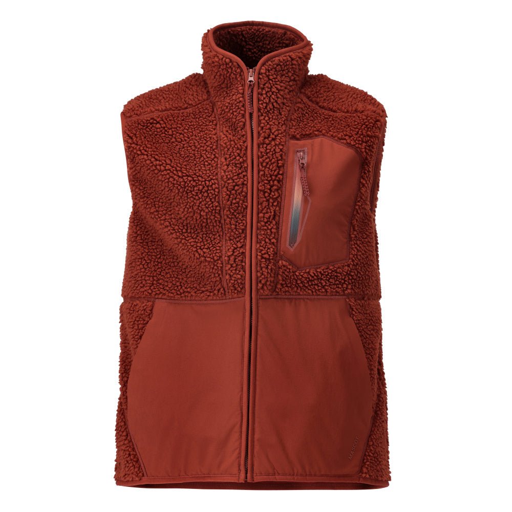 Vezelbontvest met thermisch vest met ritssluiting
