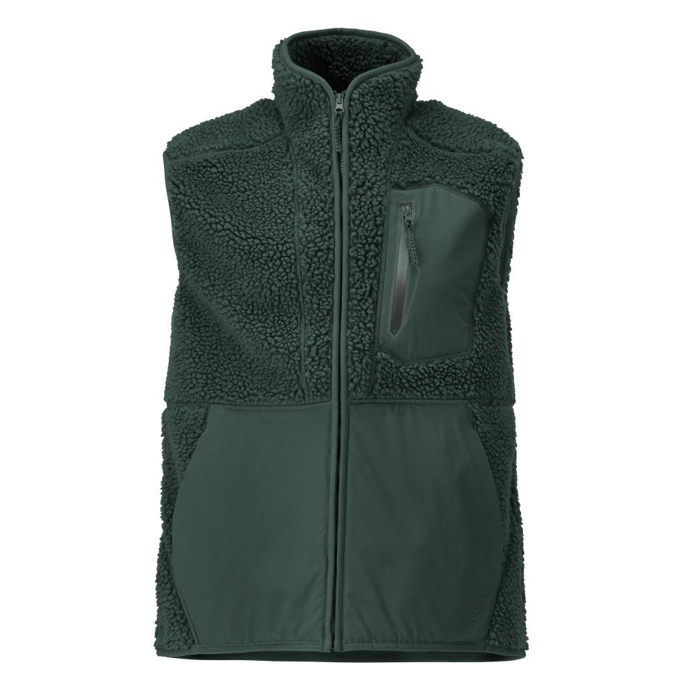 Vezelbontvest met thermisch vest met ritssluiting