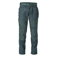 Broek met kniezakken broek, bosgroen
