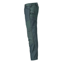 Broek met kniezakken broek, bosgroen