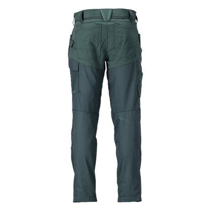 Broek met kniezakken broek, bosgroen