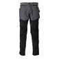 Broek met kniezakken broek, antracietgrijs/zwart
