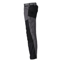 Broek met kniezakken broek, antracietgrijs/zwart