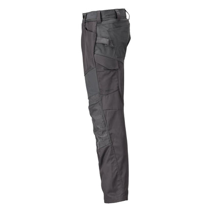 Broek met kniezakken broek, antracietgrijs
