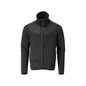 Fleece trui met microfleece jack met ritssluiting