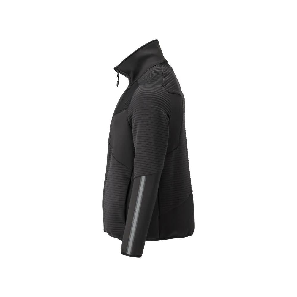 Fleece trui met microfleece jack met ritssluiting