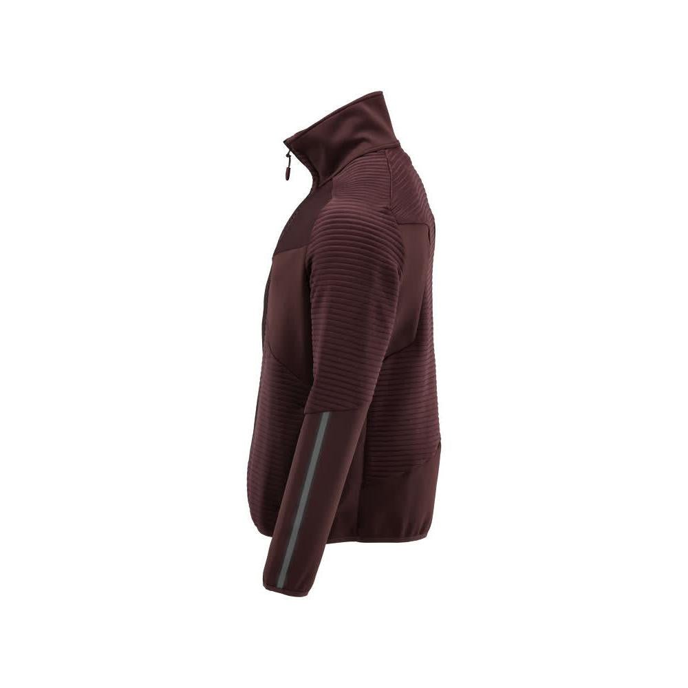 Fleece trui met microfleece jack met ritssluiting