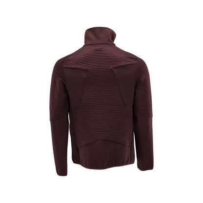 Fleece trui met microfleece jack met ritssluiting
