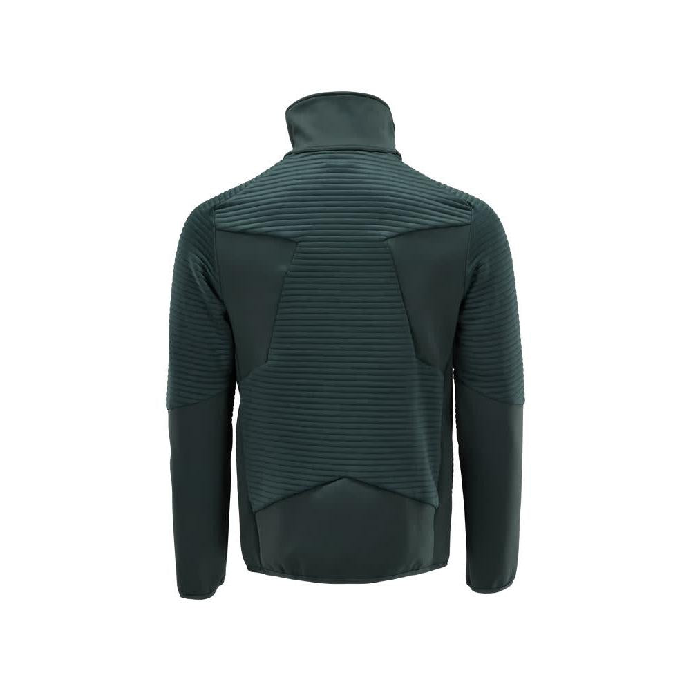 Fleece trui met microfleece jack met ritssluiting