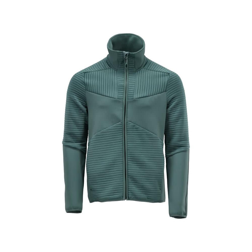 Fleece trui met microfleece jack met ritssluiting