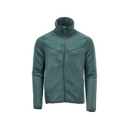 Fleece trui met microfleece jack met ritssluiting