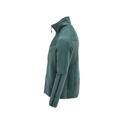 Fleece trui met microfleece jack met ritssluiting