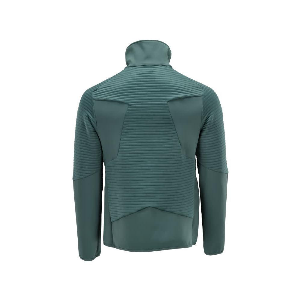 Fleece trui met microfleece jack met ritssluiting
