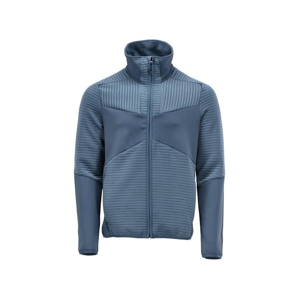 Fleece trui met microfleece jack met ritssluiting