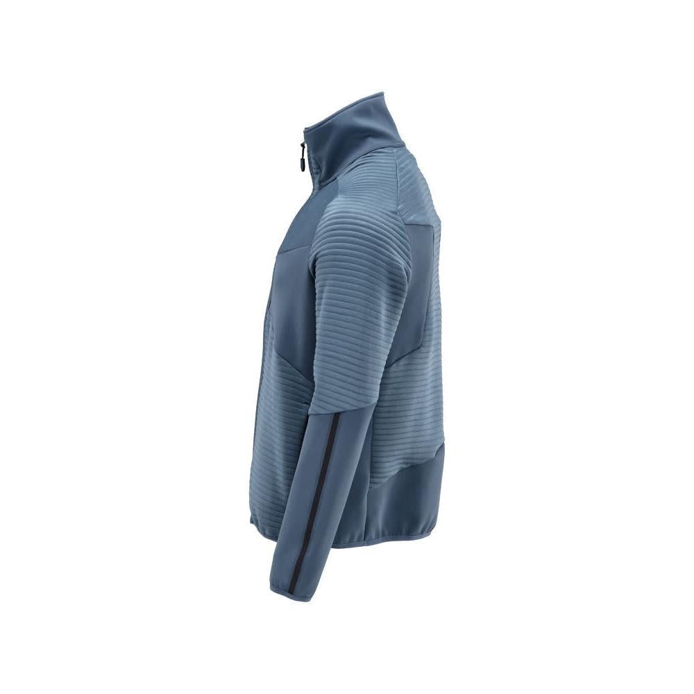 Fleece trui met microfleece jack met ritssluiting