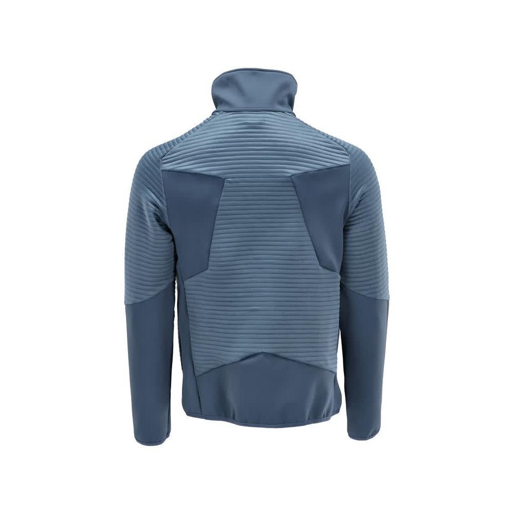 Fleece trui met microfleece jack met ritssluiting