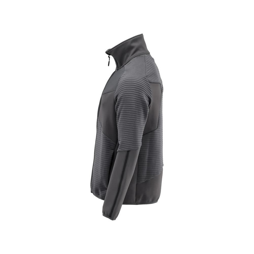 Fleece trui met microfleece jack met ritssluiting