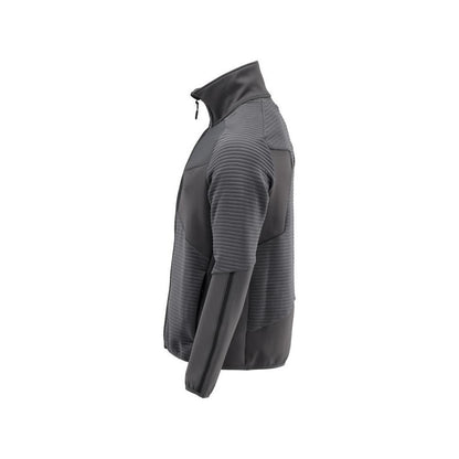 Fleece trui met microfleece jack met ritssluiting