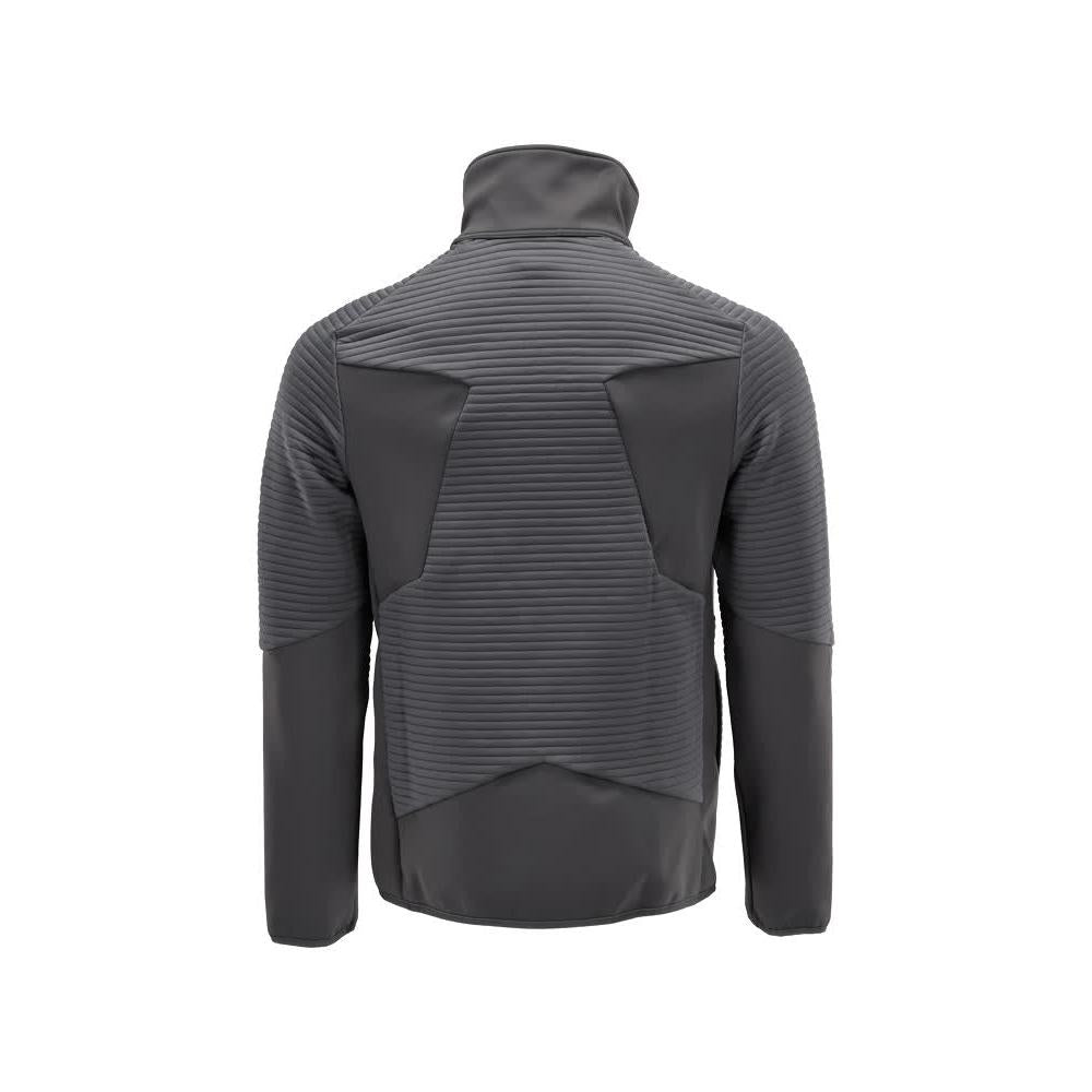 Fleece trui met microfleece jack met ritssluiting