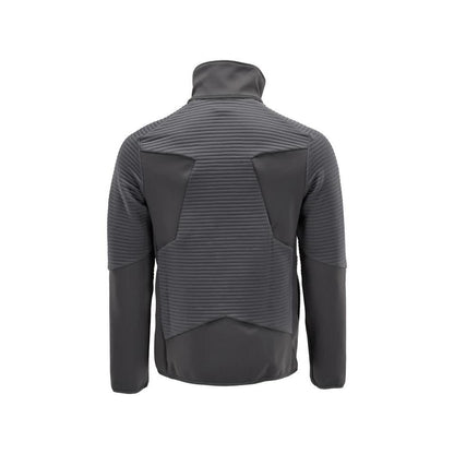 Fleece trui met microfleece jack met ritssluiting