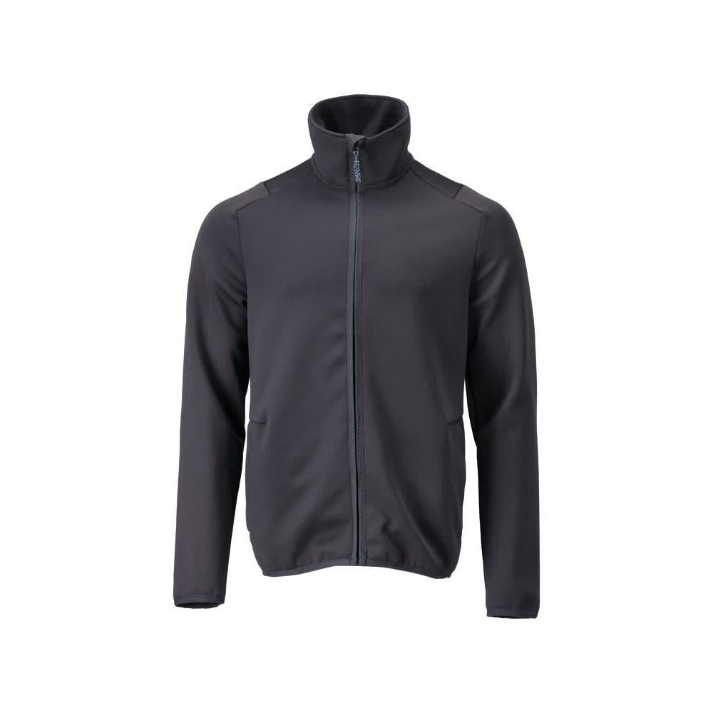Fleece trui met microfleece jack met ritssluiting