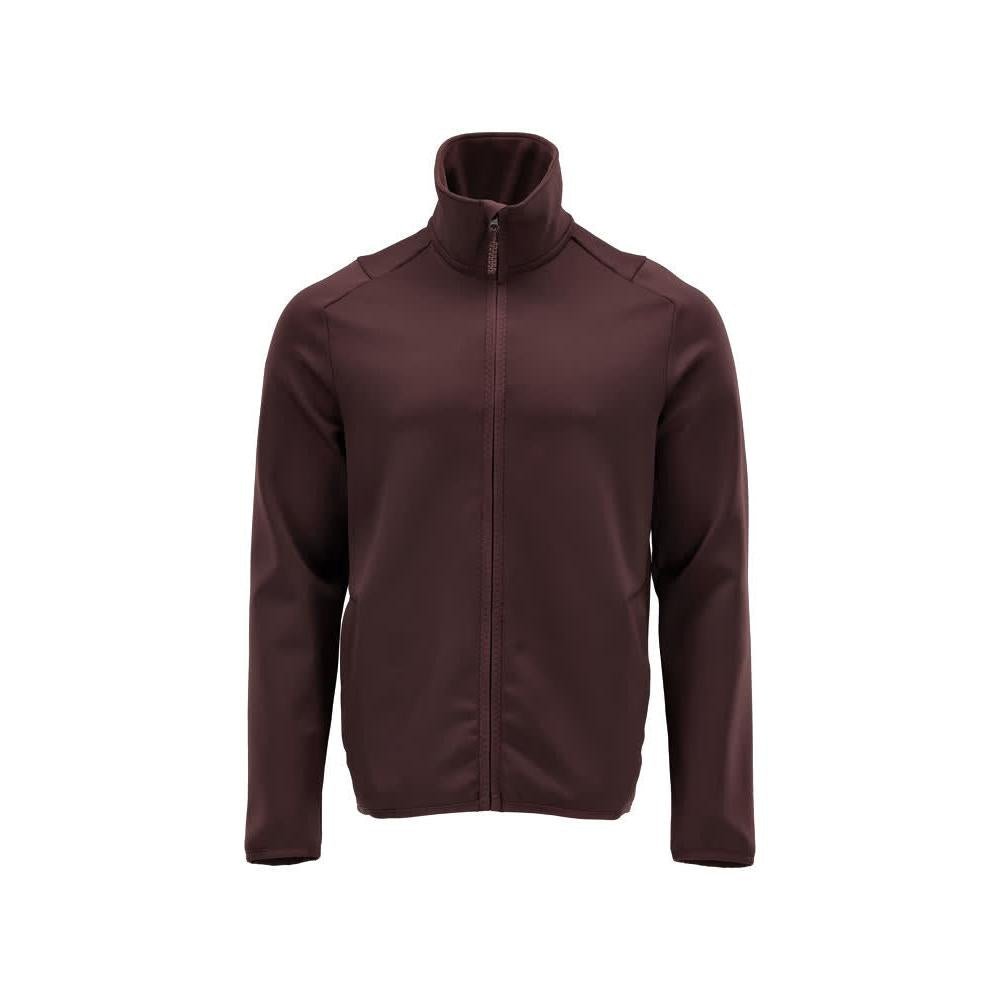 Fleece trui met microfleece jack met ritssluiting