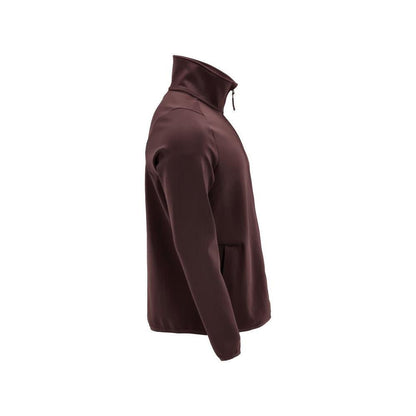Fleece trui met microfleece jack met ritssluiting