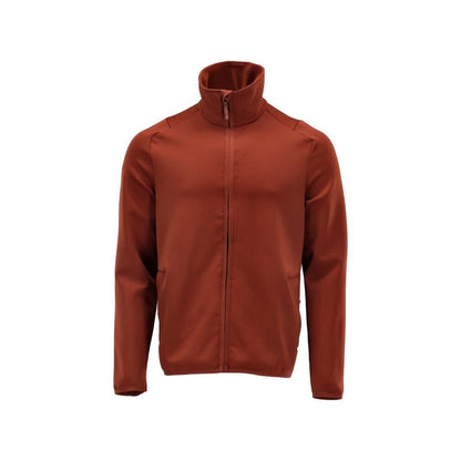 Fleece trui met microfleece jack met ritssluiting